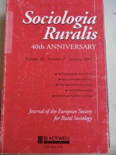 Sociologia Ruralis 2000 / 40-1