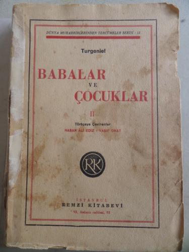 Babalar ve Çocuklar II Ivan Sergeyeviç Turgenyev