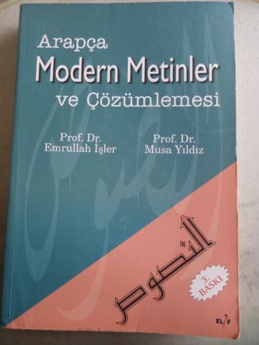 Arapça Modern Metinler ve Çözümlemesi Emrullah İşler