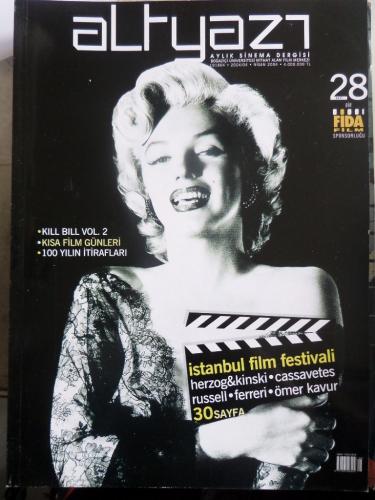 Altyazı Aylık Sinema Dergisi 2004 / 28