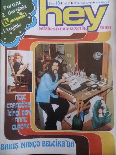 Hey Dergisi 1976 / 13 Barış Manço Belçika'da - Tv Magazin Ekiyle Birli