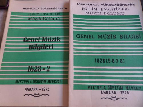 Mektupla Yükseköğretim Eğitim Enstitüleri Müzik Bölümü / Genel Müzik Bilgisi 2/5-6-7-8