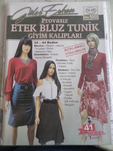 Güler Erkan No 100 - Provasız Etek Bluz Tunik Giyim Kalıpları