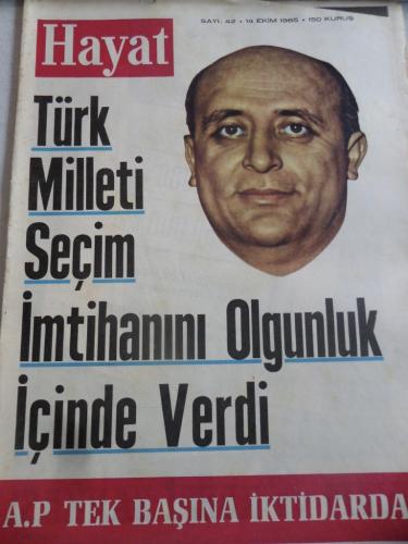 Hayat Dergisi 1965 / Sayı 42 - 14 Ekim