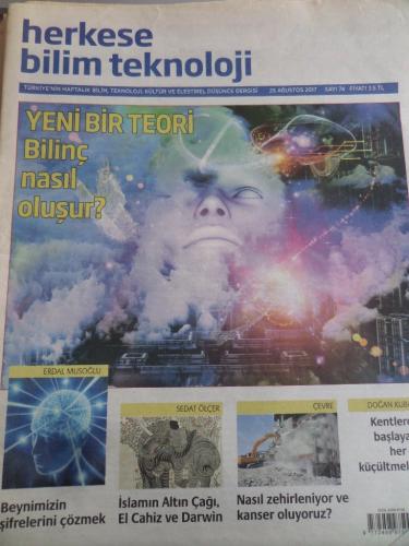 Herkese Bilim Teknoloji 25 Ağustos 2017 Sayı 74 - Yeni Bir Teori Bilin