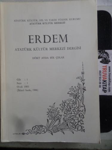 Erdem Atatürk Kültür Merkezi Dergisi 1985 / 1
