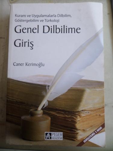 Genel Dilbilime Giriş Caner Kerimoğlu