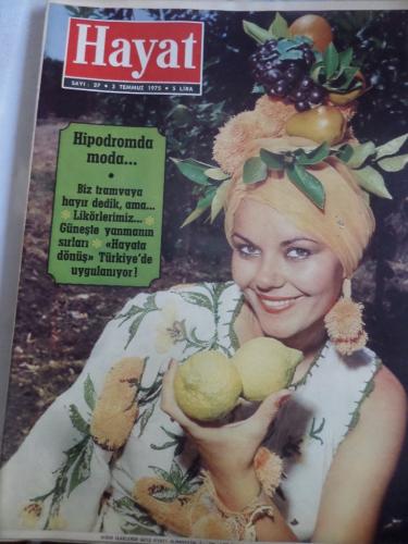 Hayat Dergisi 1975 / Sayı 27 - 3 Temmuz