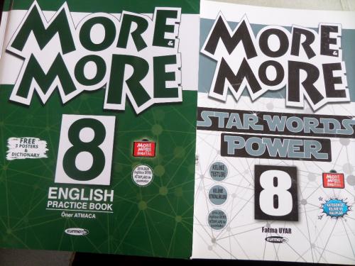 More & More 8 English Practice Book + Star Words Power Seher Salta