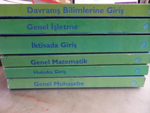 Anadolu Üniversitesi Ders Kitapları / 6 Adet