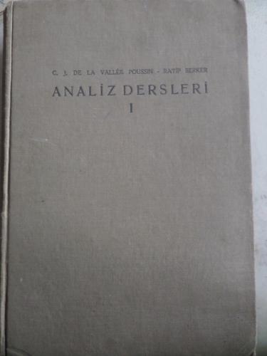 Analiz Dersleri 1 Vallee Poussin
