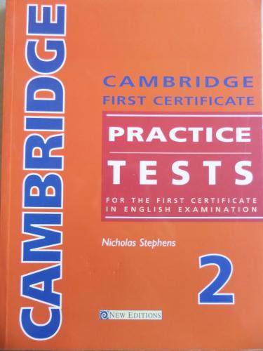 Cambridge First Certificate Practice Tests 2 Nicholas Stephens