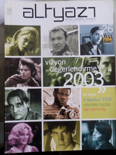 Altyazı Aylık Sinema Dergisi 2004 / 26