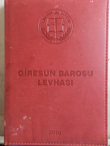 Giresun Barosu Levhası 2010