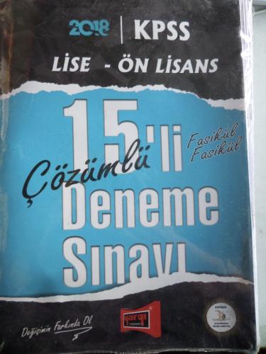 KPSS Lise - Önlisans Çözümlü 15'li Deneme Sınavı