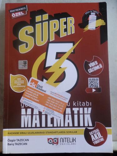 Süper 5 Yeni Nesil Soru Kitabı Matematik