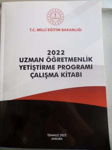 2022 Uzman Öğretmenlik Yetiştirme Programı Çalışma Kitabı