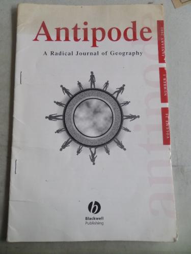 Antipode A Radical Journal Of Geography