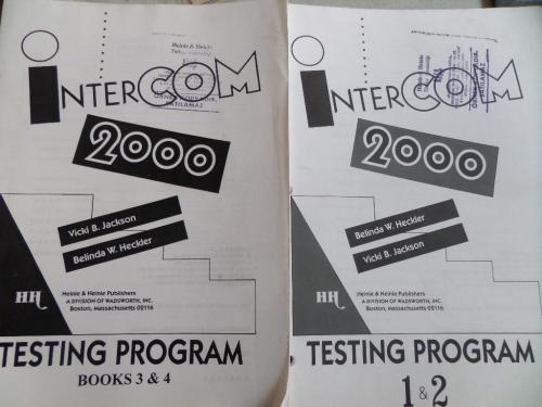İntercom 2000 Testing Program Books 1&2-3&4