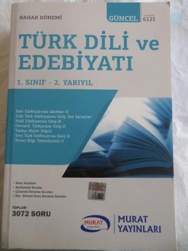 1. Sınıf Türk Dili ve Edebiyatı Bahar Dönemi 2. Yarıyıl
