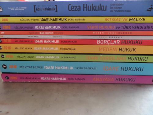 Külliyat Hukuk İdari Hakimlik Soru Bankası / 10 Adet Ahmet Nohutçu