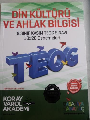 8.Sınıf Din Kültürü ve Ahlak Bilgisi Kasım Teog Sınıfı 10X20 Denemeleri