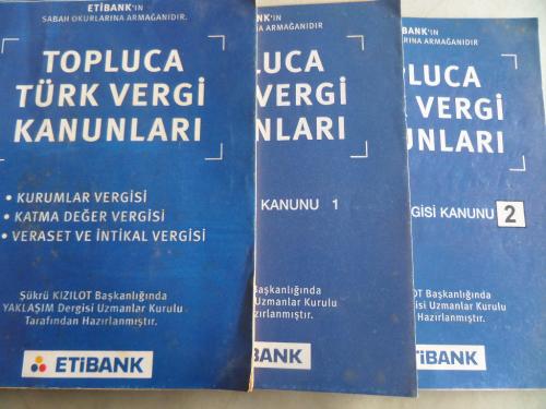Topluca Türk Vergi Kanunları / 3 Kitap
