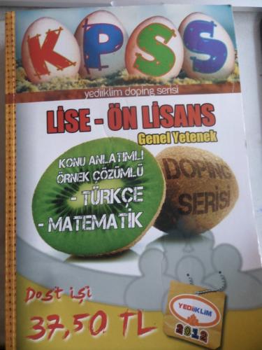 KPSS Lise - Önlisans Genel Yetenek