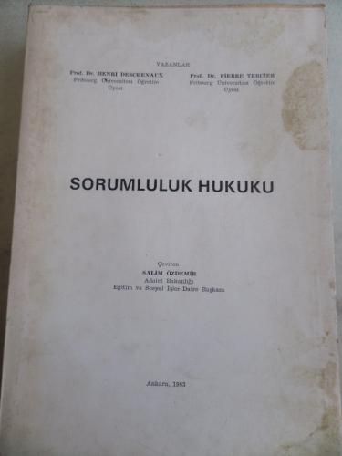 Sorumluluk Hukuku Henri Deschenaux