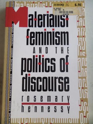 Materialist Feminism And The Politics Of Discourse