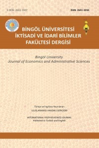 Bingöl Üniversitesi İktisadi Ve İdari Bilimler Fakültesi Dergisi 2021 