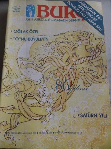 Burç Aylık Astroloji ve Magazin Dergisi 1986 / 73