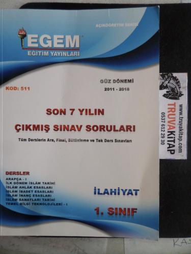 1. Sınıf İlahiyat Son 7 Yılın Çıkmış Sınav Soruları