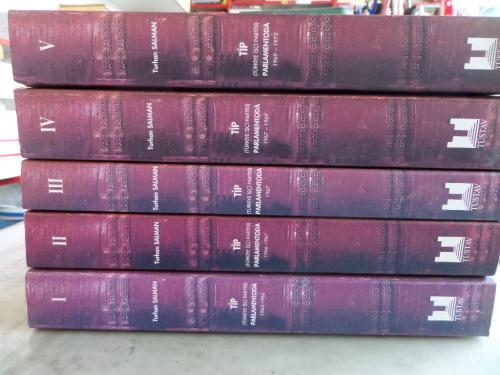 TİP ( Türkiye İş Partisi ) Parlamentoda / 5 Cilt Takım Turhan Salman