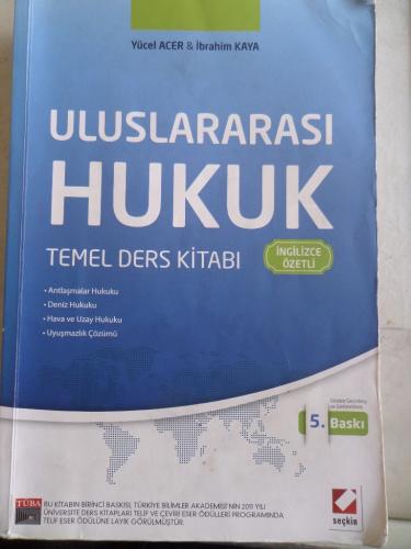 Uluslararası Hukuk Temel Ders Kitabı Yücel Acer