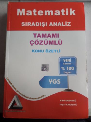 YGS Matematik Sıradışı Analiz Tamamı Çözümlü Konu Özetli Bilal Karadağ