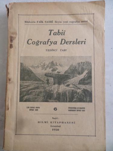 Tabii Coğrafya Dersleri Yedinci Tabı