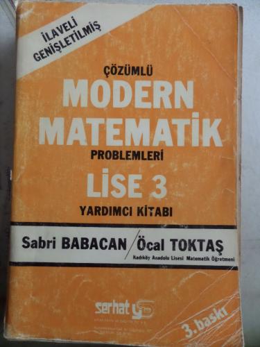 Çözümlü Modern Matematik Problemleri Lise 3 Yardımcı Kitabı Sabri Baba