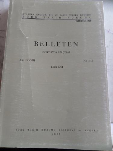 Belleten 1964 / 112