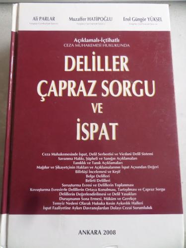 Deliller Çapraz Sorgu ve İspat Ali Parlar