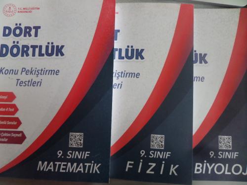 9. Sınıf Dört Dörtlük Konu Pekiştirme Testleri / 3 Adet