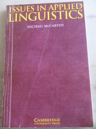 Issues In Applied Linguistics* Michael Mccarthy