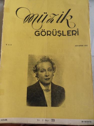 Müzik Görüşleri 1951 / 23