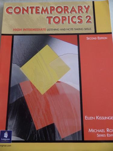 Contemporary Topics 2 High Intermediate Ellen Kisslinger