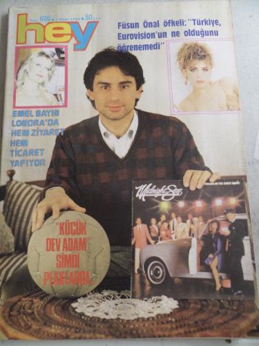 Hey Dergisi 1984 / 699 Kapak Emel Sayın Londra'da Hem Ziyaret Hem Tica