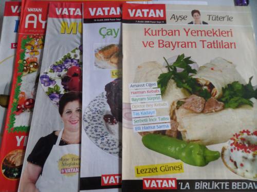 Vatan Yemek Dergileri / 6 Adet