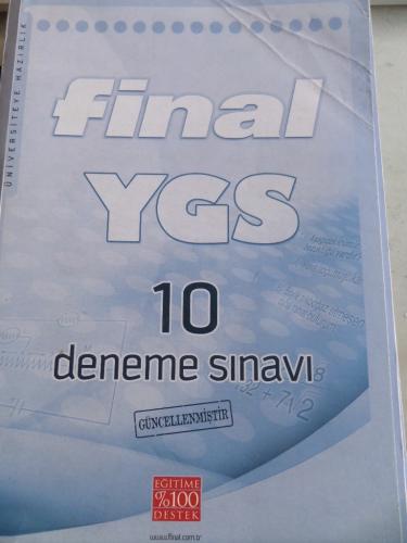 YGS 10 Deneme Sınavı
