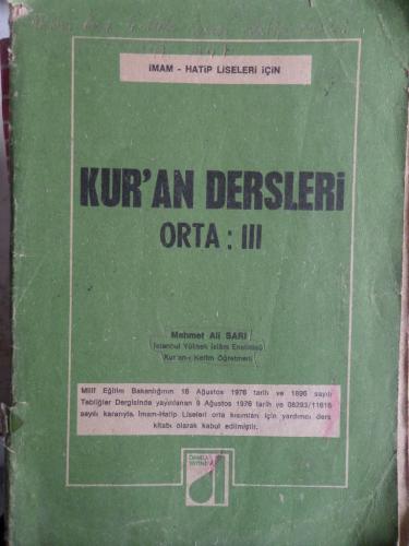 Kur'an Dersleri Orta III