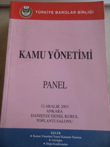 Kamu Yönetimi Panel