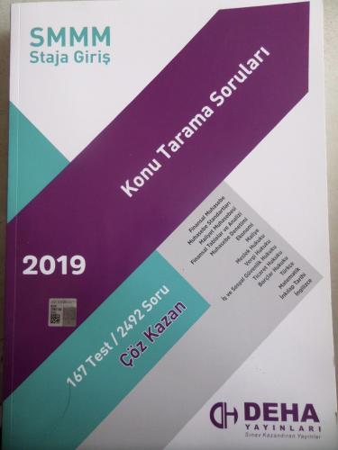 SMMM Staja Giriş Konu Tarama Soruları